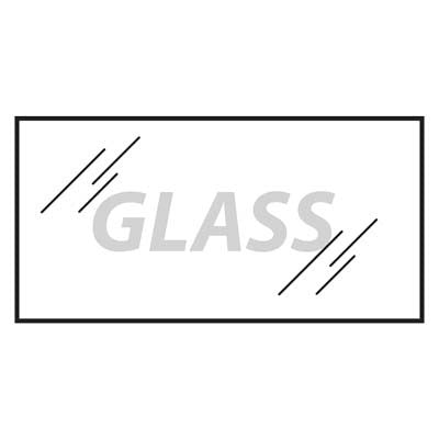 12" x 24" Laminated Safety Glass Window for Blast Cabinet